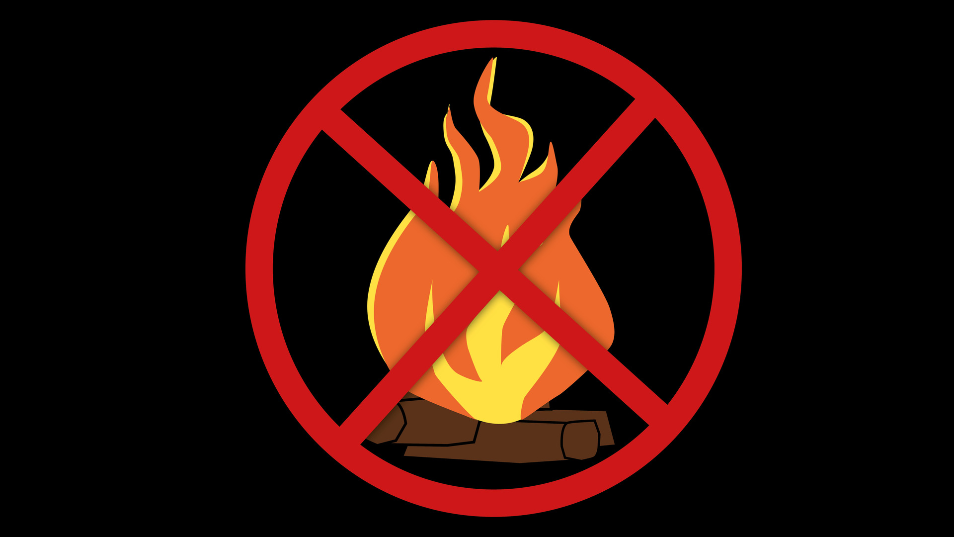 Förbjudet att elda 