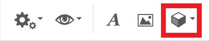 Modul knappen i SiteVision gränssnittet.